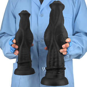 Vibromasseur réaliste grand format en forme de cheval sauvage sans œufs, en silicone souple, étanche, pour hommes et femmes - Product Image 3