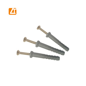 Cheville <span class=keywords><strong>à</strong></span> expansion en acier au carbone avec vis en fibre <span class=keywords><strong>de</strong></span> bois et ancrage en plastique PE pour fixation murale sur béton et briques – Approvisionnement direct usine - Product Image 6