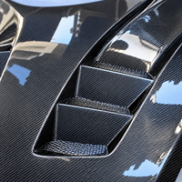Kap Mesin Depan Serat Karbon Kompatibel Dengan Mazda RX-8 RX8 SE3P 2003-2012 Model REA Berventilasi Penutup Langsung Pabrik
