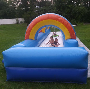 Dành cho người lớn trượt và trượt Inflatable thương mại trượt nước 1000 <span class=keywords><strong>ft</strong></span> trượt N trượt Inflatable thành phố - Product Image 2