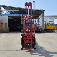 Foreuse minière DTH diesel de type chenillé tout-terrain, profondeur de forage max. 30 m, pompe hydraulique, boîte de vitesses 18 rapports, facile pour sols sablonneux et boueux
