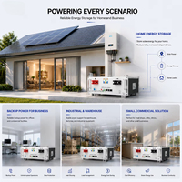 Batterie LiFePO4 XU 5KWh 51.2V 100Ah pour stockage d'énergie solaire hors réseau, compatible rack de serveur, avec 6000 cycles pour le stockage d'énergie domestique
