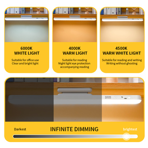 Hiện đại USB LED đèn bàn với điều khiển cảm ứng từ treo có thể sạc lại vô cấp mờ ánh sáng ban đêm cho phòng ngủ đọc sách - Product Image 6