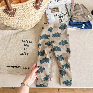 Nuovi Pantaloni per Bambine Autunno-Inverno 2025, <span class=keywords><strong>Leggings</strong></span> Morbidi e <span class=keywords><strong>Caldi</strong></span> Foderati in Pile, Pantaloni Imbottiti per Bambini - Product Image 2