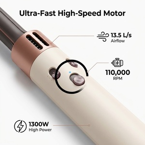 <span class=keywords><strong>Secador</strong></span> de Pelo Profesional de Alta Velocidad con Motor BLDC de 1300W y 110,000 RPM, <span class=keywords><strong>Cepillo</strong></span> Multiusos 7 en 1, Set de Peinado con Aire Caliente Iónico - Product Image 4