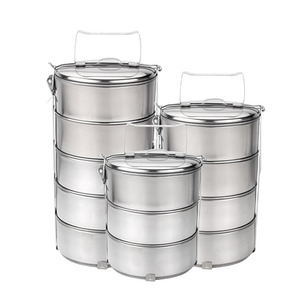 <span class=keywords><strong>Portavivande</strong></span> portatile Bento Box in acciaio inossidabile a 5 strati - Product Image 2