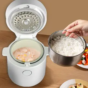 China Wholesale Smart Multifunctional Electric Rice Cooker 1.5L With App Control And Diabetic-Friendly White Steam Pot