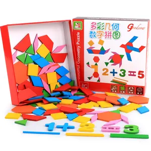 2020 جديد تصميم خشبية الجملة هندسية لغز لعبة ألعاب ألغاز التعليم لعبة صانع مباشرة بيع خشبية لغز لعبة الطفل