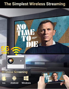 Chuyên Nghiệp Beamer Xách Tay Rạp Chiếu Phim Mới 3D Chiếu Điện Thoại Di Động 4K <span class=keywords><strong>Android</strong></span> 12 LCD Chiếu Ngoài Trời Cho Rạp Hát Tại Nhà - Product Image 5