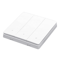 Interrupteur de Scène Intelligent Sans Fil Tuya Zigbee Alimenté par Batterie pour la Domotique avec 4 Boutons Poussoirs