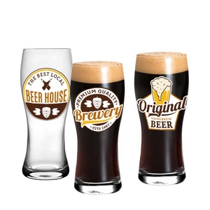 Venta <span class=keywords><strong>al</strong></span> <span class=keywords><strong>por</strong></span> <span class=keywords><strong>mayor</strong></span> barato bebida de <span class=keywords><strong>cerveza</strong></span> taza de vidrio con la impresión del logotipo barware copa de vino sin tallo trigo <span class=keywords><strong>cerveza</strong></span> patio taza 500cc lager taza de vidrio - Product Image 1