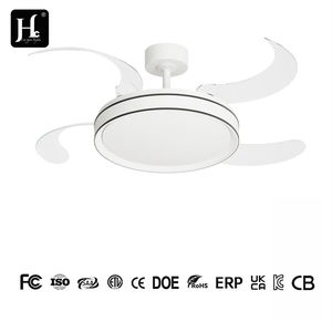 Lámpara de Techo con Ventilador de Frecuencia Variable para Sala de Estar y Comedor, Integrada e Invisible, con Motor DC - Product Image 4