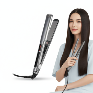 Salon Grade 250 ℃   <span class=keywords><strong>Plancha</strong></span> de Pelo 2 en 1 de Calentamiento Rápido, Rizador y Alisador para Peinados Voluminosos, Equipo para Salón de Belleza - Product Image 1