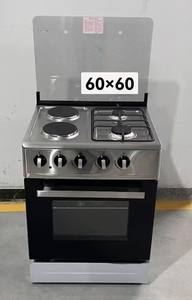 Réchaud à 4 brûleurs 2 <span class=keywords><strong>gaz</strong></span> <span class=keywords><strong>électrique</strong></span>s de haute qualité avec <span class=keywords><strong>four</strong></span> 80L et allumage automatique Réchaud à <span class=keywords><strong>gaz</strong></span> de cuisine indépendant en acier inoxydable - Product Image 3