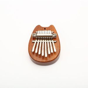 Piano à pouces à huit tons, piano à pouces en bois massif, instrument <span class=keywords><strong>Kalimba</strong></span> portable, piano à doigts pour débutants, spécial transfrontalier - Product Image 6