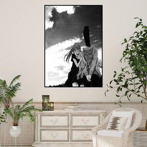 Póster de anime <span class=keywords><strong>Goodnight</strong></span> <span class=keywords><strong>Punpun</strong></span>, impresiones de pegatinas de pared, pintura para decoración de dormitorio, sala de estar, oficina, hogar, autoadhesivo - Product Image 5