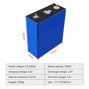 Baterías de Iones de Litio Prismáticas LFP de 3.2V 100Ah 200Ah 280Ah 300Ah 314Ah 320Ah 340Ah 628Ah para Vehículos Eléctricos, 280k MB31 MB30, 10000 Ciclos, CE - Product Image 5