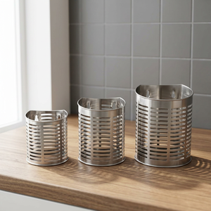 Contenedores de Almacenamiento Cilíndricos Apilables, Organizador de Cocina, Diseño Minimalista, Tamaños Pequeño, Mediano y Grande - Product Image 4