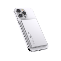 NOUVEAU – Banques d'alimentation sans fil magnétiques personnalisées avec logo, design fin et léger, 5000 mAh, charge rapide PD20W Type-C, mini powerbank – Vente en gros