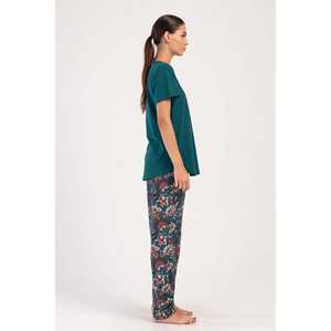 ชุดนอนผู้หญิงไซส์ XXL คอกลม แขนสั้น ทรงโอวัล ผ้าสแปนเด็กซ์ ระบายอากาศได้ดี พร้อมเสื้อคลุมเอวยางยืดสั่งทำพิเศษ สำหรับใช้ในบ้าน ขั้นต่ำ 2 ชิ้น - Product Image 2