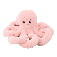 Grand jouet animal en peluche poulpe moelleux doux et mignon créature de la mer peluche PP coton rempli poupée cadeau