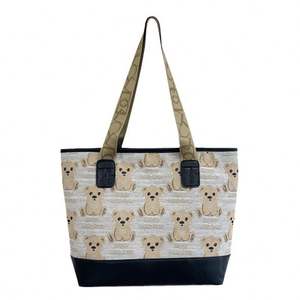 <b>Large</b> Capacity Oxford Tote Shopping <b>Handbag</b> Custom Printed Waterproof Grocery Bag for <b>Women</b> Lady Style Wholesale - Product Image 1