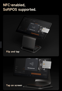 2025 Hot sunmi T3 Pro siêu Máy tính để bàn dual-hệ thống 15.6 inch màn hình cảm ứng NFC thanh toán nhà hàng đặt hàng trực tuyến hệ thống POS - Product Image 3