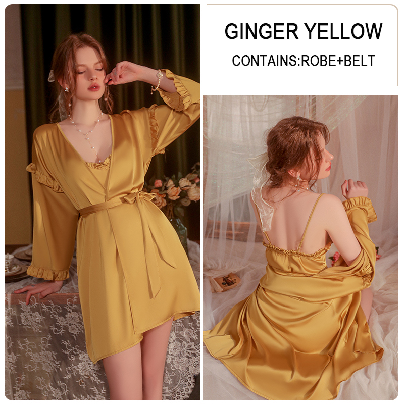 ginger yellow robe