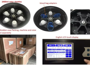 Centrífuga Refrigerada 15200xg para <span class=keywords><strong>Banco</strong></span> <span class=keywords><strong>de</strong></span> <span class=keywords><strong>Sangre</strong></span>, Capacidad <span class=keywords><strong>de</strong></span> 6x2400 ml, -20 ° <span class=keywords><strong>De</strong></span> C a +40 ° C, 35 Protocolos Programables - Product Image 4