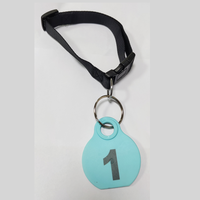 Nouvel arrivage : Étiquettes de cou en plastique TPU pour porcs/vaches/chèvres/moutons avec collier et étiquettes d'oreille, impression laser DIY, durée de vie 5-10 ans