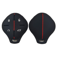 Coque de clé télécommande en silicone alvéolé 4 boutons pour Jetour Traveler Shanhai T2 – Vente en gros