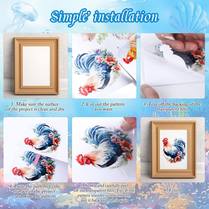 Pegatinas Personalizadas para Álbumes de Recortes y Diarios, Resistentes al Agua, Ecológicas, Anti-UV, Impresas con Transferencia por Frotamiento, MOQ 1000 Piezas, Entrega Rápida de Fábrica - Product Image 6