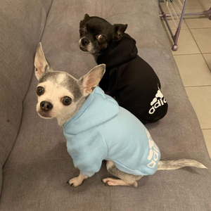 Vêtements d'hiver pour chiens, sweats à capuche en polaire chauds pour chiens, sweat-shirt pour chiens de petite, moyenne et grande taille, veste <span class=keywords><strong>Adidog</strong></span>, costume pour animaux de compagnie - Product Image 2