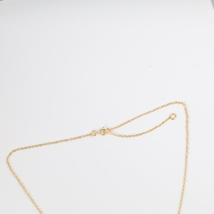 Collier pendentif en diamant naturel de qualité supérieure pour mariage en or massif 14 carats, diamant de laboratoire, barre en or jaune, cadeau de bijoux - Product Image 5