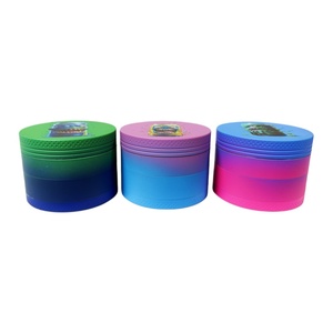 Custom Logo 50mm Zinc Alloy <b>Herb</b> 4 Layer Spice <b>Grinder</b> with Magnetic Closure Smoking Accessories for Consumers - Product Image 4