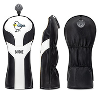 Housse de protection universelle pour tête de club de golf (driver, fairway wood) en PU imperméable – Échantillons personnalisés gratuits disponibles
