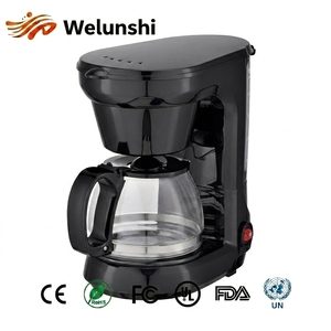 Cafetera Eléctrica Compacta WLS-1701 de 4 Tazas con Jarra de Vidrio, Función Mantener Caliente, Venta al <span class=keywords><strong>por</strong></span> Mayor OEM para Hogar y Oficina - Product Image 1