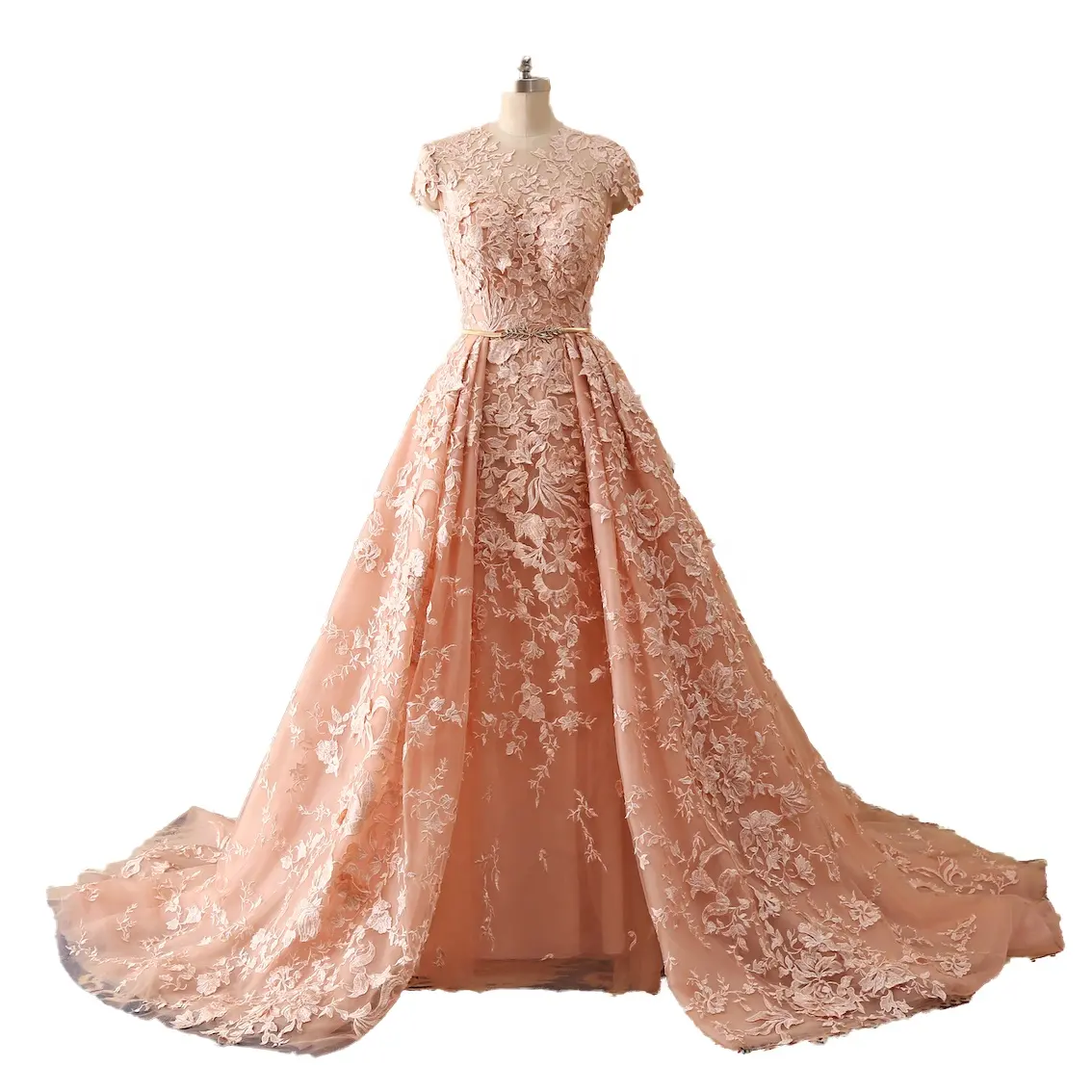 Ruolai PEV-L3061 Wholesale Modest Plus size robe de soiree Party Formal Evening Dresses