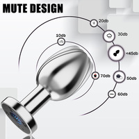 Best-seller - Vibromasseur anal télécommandé - Stimulation de la prostate - Vibromasseur anal de grande taille - Jouet sexuel anal pour homme et femme