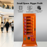 Distributeur automatique miniature populaire en Europe pour aliments et boissons, parfums, cosmétiques, distributeur automatique mural