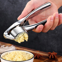 Manuel en acier inoxydable purée d'ail artefact cuisine roman accessoires de cuisine ménage ail éplucheur Gadget outils Gadgets Bar