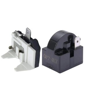 Relé de arranque para refrigerador QP2-4R7, 4.7 ohmios, 1/2 HP, protector de sobrecarga para piezas de refrigeradores comerciales - Product Image 1