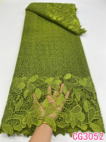 Nouveau tissu en dentelle guipure brodée de haute qualité pour vêtements, tissu en dentelle cordée nigériane, tissu en dentelle guipure africaine