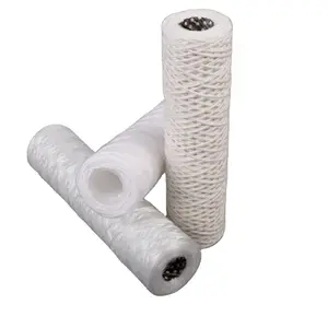 Cartucho de filtro de água para filtragem eficiente, filtro universal de algodão para sedimentos purificadores de água