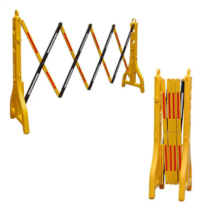 Gele Uitbreidbare Plastic Pvc Verkeersveiligheidsbarrière - Product Image 2