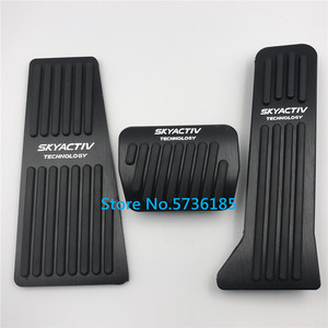 Cubierta de Pedal de freno para coche <span class=keywords><strong>Mazda</strong></span>, accesorio de Pedal de combustible para <span class=keywords><strong>Mazda</strong></span> 2 3 BL BM 6 GH GJ CX-5 CX5 CX 5 CX3 <span class=keywords><strong>CX7</strong></span> CX9 2015 2016 2017 2018 2019 - Product Image 3