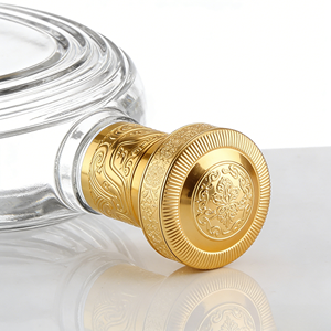 Bouteilles de liqueur vides en <span class=keywords><strong>verre</strong></span> transparent de 500 ml en forme de pont arqué, sérigraphiées, vente en gros <span class=keywords><strong>d</strong></span>'usine - Product Image 5