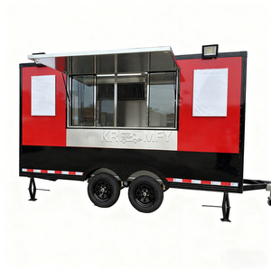 Remolque de Comida Rápida 2025, Venta Caliente, para Hamburguesas, Hot Dogs y Helados, con Máquinas Expendedoras de Snacks - Product Image 3