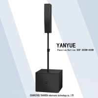 Haut-parleur de système audio de colonne de boîte de son de 15 pouces pour le haut-parleur de colonne de scène de karaoké