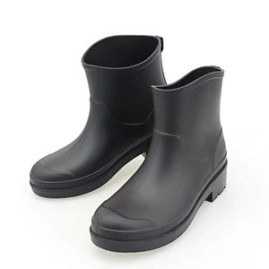 YL6048 Stivali da Pioggia da <span class=keywords><strong>Donna</strong></span> Neri Comodi, Traspiranti e Impermeabili per Giardino - Vendita Calda - Product Image 2